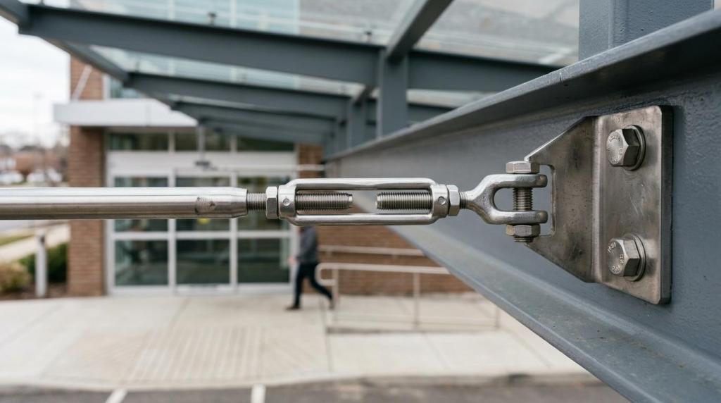 commercial entrance canopy