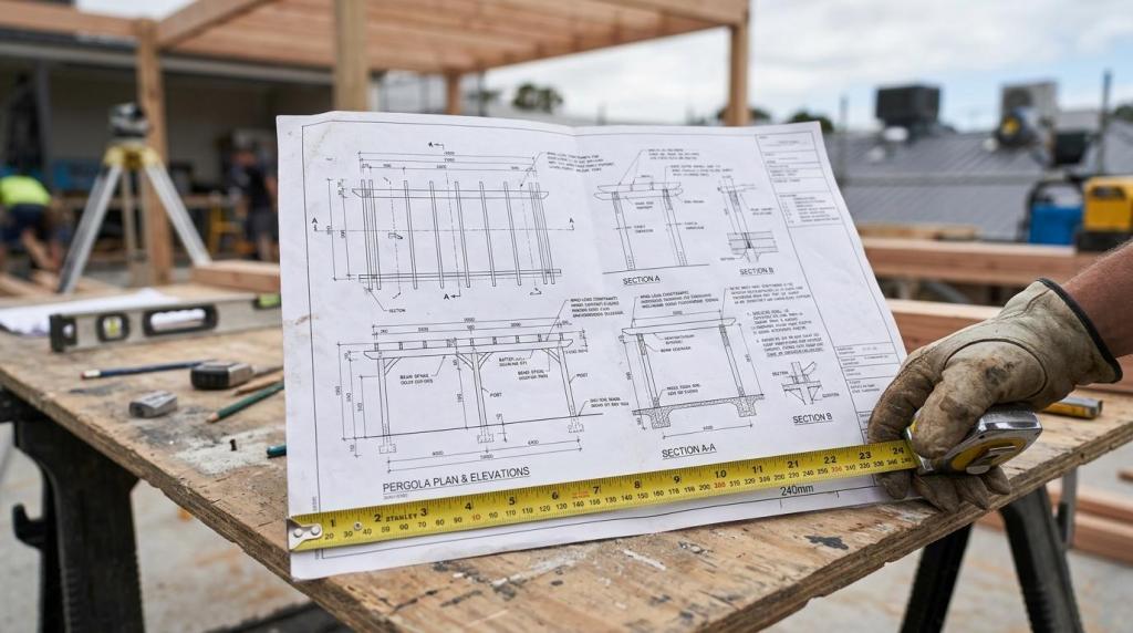 pergola installation